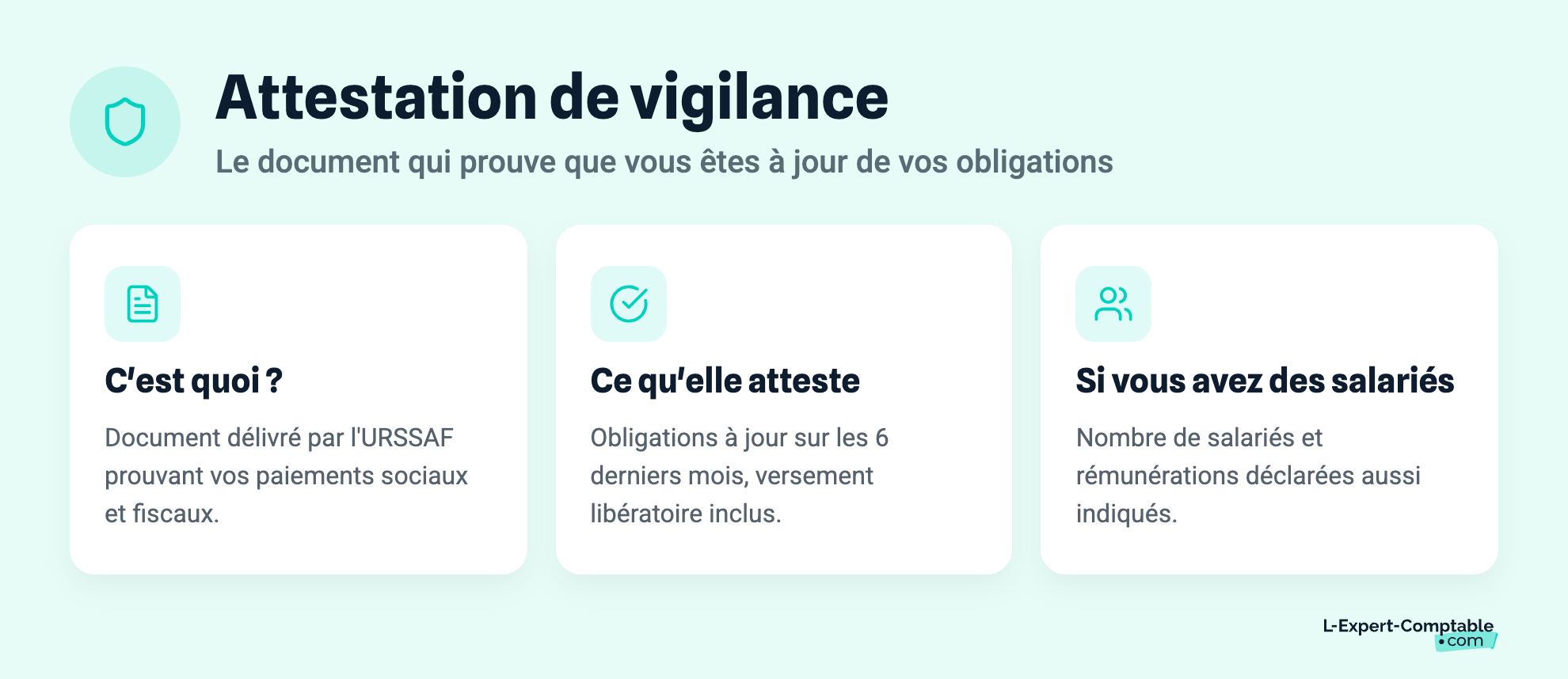 Attestation de vigilance